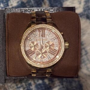 Michael Kors Women's Brown and rose gold Watch